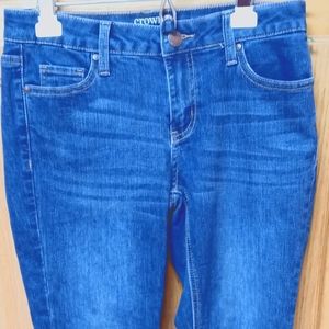 CROWN & IVY Women’s Skinny Jeans Size 2R Stretch Blue 5 Pocket